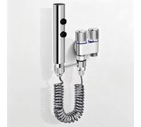 FQYEP Bidet Sprayer Kit Wall-Mounted Handheld Toilet Sprayer Gun Brass with Double Outlet Angle Valve can Be Connected to Toilet or Washing Machine,Chrome Plated