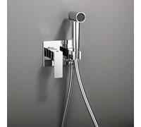 FQYEP Handheld Bidet Sprayer for Toilet UK Dual Mode Bidet Sprayer Kit Concealed Installation,Chrome Plated