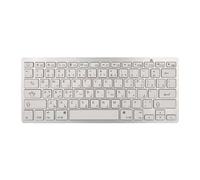 FQzsbWbbt 78Key Wireless Keyboard With Arabic Spanish Italian English Layout Compatible With Android Tablet Phone Computer Slim(Arabic White)