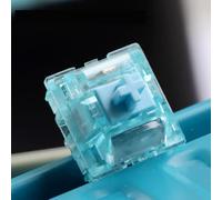 FQzsbWbbt KTT X OFF Blue Tears Silent Switch 43g Linear 5Pin Hot Swap Stem Compatible With Mechanical Keyboard(Blue Tears)