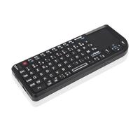 FQzsbWbbt Wireless Keyboard 2.4G RF Backlit Touchpad English USB Rechargeable Air Mouse Compatible With PC Tablet(White Light Russian)