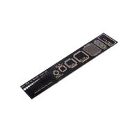 FR-4 Gold-Plated Multifunctional PCB Ruler Set (15cm/20cm/25cm) with IC Pin Spacing Chart, Component Identifier, Angle Gauge & Trace Width Refer