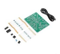 FR-4 PCB Electronic Practice Kit NE555 CD4017 Chips