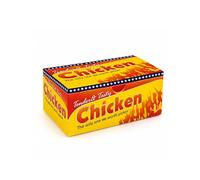 FR Enterprises Chicken & Chips Takeaway Boxes - Kraft Food Boxes with Ventilation - Leak Resistant Fast Food Packaging for Fried Chicken, Fries, Burgers & Takeaway Meals (FC1 Medium, 100PCS)