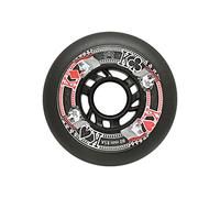 FR Street Kings Inline Skate Wheels (Sold as Single Wheels) (Black, 72mm/85a)