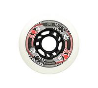 FR Street Kings Inline Skate Wheels (Sold as Single Wheels) (White, 72mm/85a)