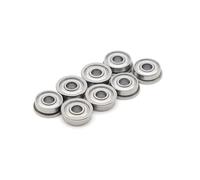 FR156ZZ 4.762x7.938x3.175mm Inch Flanged FR156 Z ZZ DDRIF-5632ZZ Ball Bearings 10Pcs