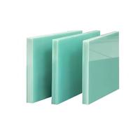 FR4 Green Water Glass Fiber Board - High-Temperature Resistant Epoxy Resin Insulation Board 4 Pieces(200x250x1.2mm)