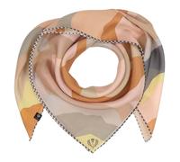 FRAAS scarf Silk Crepe Scarf In Wave-Design Sand