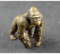 Frabakas King Kong Gorilla Antique Copper Brass Tabletops Figurines Sculptures Statues Centerpieces Miniatures Collectibles Home Decor Gifts Art Crafts 5cm x 3.4cm
