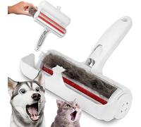 Frabe Reusable Pet Hair Remover Brush - Dog Cat Manual Hair Remover Roller for Sofas, Carpets, Clothes and Kennel - Eco-Friendly, Effective and Adhesive Free