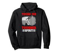 Fracking Master TOUGH JOB TOUGHER SPIRIT Funny Activist Pullover Hoodie