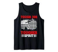 Fracking Master TOUGH JOB TOUGHER SPIRIT Funny Activist Tank Top