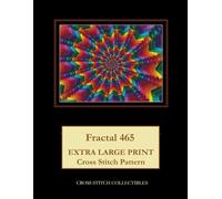 Fractal 465: Extra Large Print Cross Stitch Pattern