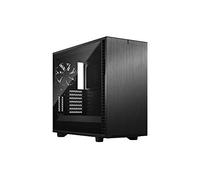 Fractal Design Define 7 Black Brushed Aluminum/Steel E-ATX Silent Modular Dark Tinted Tempered Glass Window Mid Tower Computer Case