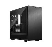 Fractal Design Define 7 Dark Tempered Glass Mid Tower Case - Black