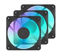 Fractal Design Dynamic 3 12 RGB 120mm Black PWM High Airflow Triple Fa