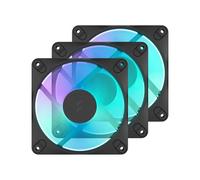 Fractal Design Dynamic 3 12 RGB 2200RPM 4 Pinos PWM Black (3-Pack)