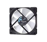 Fractal Design Dynamic X2 GP-12 PMW Computer Fan - Silent Fan - High Airflow - 120x120x25 mm - 2000RPM - FDB-Bearings - Trip Wire - Aerodynamically shaped struts - 12v - Black/White (Single)