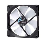 Fractal Design Dynamic X2 GP-14 PMW Computer Fan - Silent Fan - High Airflow - 140x140x25 mm - 1700RPM - FDB-Bearings - Trip Wire - Aerodynamically shaped struts - 12v - Black/White (Single)