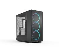 Fractal Design Epoch XL Black RGB - Tempered Glass Light Tint - High Airflow PC Gaming Case - Mesh Front Panel - Three Momentum 14 RGB Fans