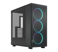Fractal Epoch XL Black TG RGB Light Mid Tower Gaming Case - Black