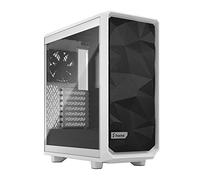 Fractal Design Meshify 2 Compact Tempered Glass Mid-Tower ATX Case - White TG Clear Tint