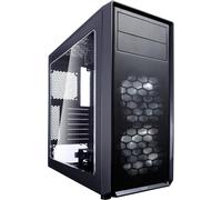 Fractal Design Focus G Mid Tower Gaming PC Computer Case ATX 2x LED Fans - Black