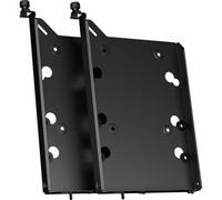 Fractal Design HDD Drive Tray Kit - Type B, Black, Dual pack | Compatible with Define 7 and Meshify 2 Series, includes vibration damping rubber grommets and full mounting hardware.