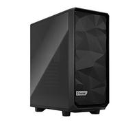 Fractal Design Meshify 2 Compact Black - Dark Tinted Tempered Glass - ATX Flexible High-Airflow Window Mid Tower Computer Case