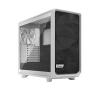 Fractal Design Meshify 2 Lite White Tg Gaming Case W/ Light Clear Glass Window E FD-C-MEL2A-04