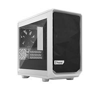 Fractal Design Mini ITX Meshify 2 Nano - High Airflow Gaming Chassis, White TG Clear Tint, Supports GPUs Up to 306mm, Modular Interior