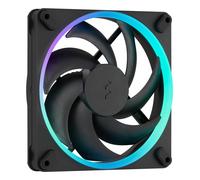 Fractal Design Momentum 14 RGB-Silent PC Case Fan-140 mm -ARGB Gen2-20 LEDs -Liquid Crystal Polymer LCP blades - FDB Fluid Dynamic Bearing - Cooling Performance-Powerful Airflow-Quiet Operation-Black