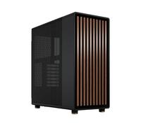 Fractal Design North Charcoal Black ATX Case Dark Tint Glass, USB-C, 2 Fans, Wal