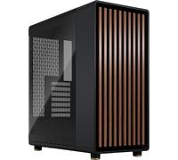 Fractal Design North Charcoal Black Tempered Glass Dark - Wood Walnut Front - Gl