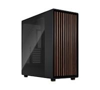 Fractal Design North XL Full Glass Mid Tower E-ATX Case - Black Walnut Front