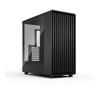 Fractal Design North XL Momentum Black - Glass Side Panel - Genuine Blackened Oak Wood Front - High Airflow PC Gaming Case - Three powerful 140mm Momentum Fans Included - ATX/E-ATX Support