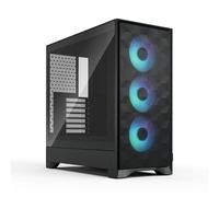 Fractal Design Pop 2 Air RGB Tempered Glass Mid Tower PC Case - Black