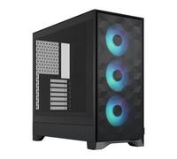 Fractal Design Pop 2 Air TG RGB Chassis, Mid Tower, Black, 3 x Aspect 12X RGB Fa