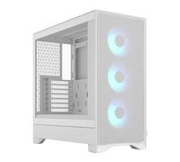 Fractal Design Pop 2 Air TG RGB Chassis, Mid Tower, White, 3 x Aspect 12X RGB Fa