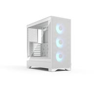 Fractal Design Pop 2 Air RGB Tempered Glass Mid Tower PC Case - White