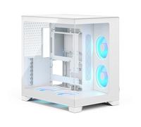 Fractal Design Pop 2 Vision RGB Panoramic Mid Tower ATX PC Case - White - FD-C-POV2A-03