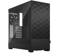 Fractal Design Pop Air RGB Black - Tempered Glass Clear Tint - Honeycomb Mesh Front - TG side panel - Three 120 mm Aspect 12 RGB fans included - ATX High Airflow Mid Tower PC Gaming Case