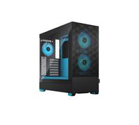 Fractal Design Pop Air Rgb Cyan Core Tg Gaming Case W/ Clear Glass Window Atx He FD-C-POR1A-02