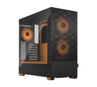 Fractal Design Pop Air Rgb Orange Core Tg Gaming Case W/ Clear Glass Window Atx FD-C-POR1A-05