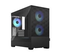 Fractal Pop Mini Air RGB Black MicroATX Tempered Glass PC Case