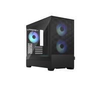 Fractal Pop Mini Air RGB Black MicroATX Tempered Glass PC Case