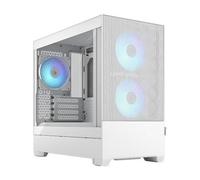 Fractal Design Pop Mini Air Mini Tower PC White micro ATX Mini-ITX Steel Tempered glass Gaming