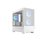 Fractal Pop Mini Air RGB White MicroATX Tempered Glass PC Case