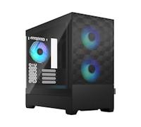 Fractal Pop Mini Air RGB Black MicroATX Tempered Glass PC Case